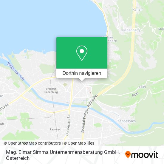 Mag. Elmar Simma Unternehmensberatung GmbH Karte