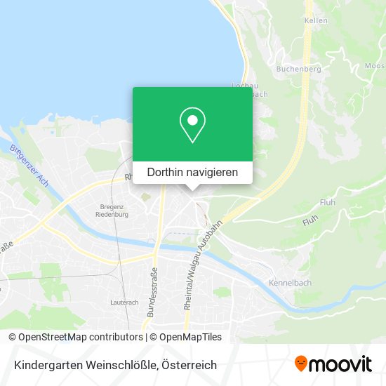 Kindergarten Weinschlößle Karte