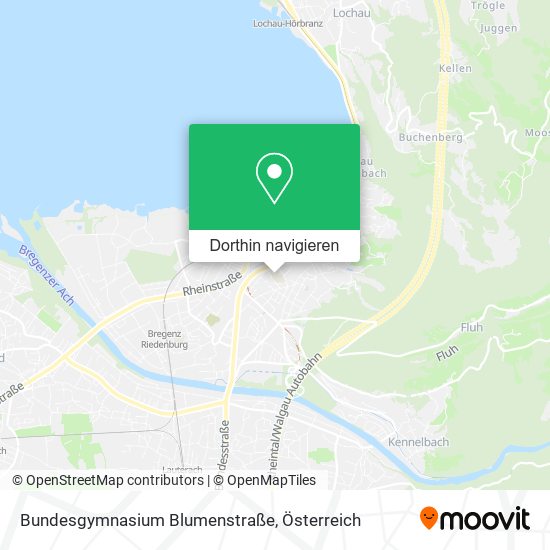 Bundesgymnasium Blumenstraße Karte