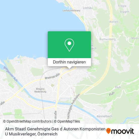 Akm Staatl Genehmigte Ges d Autoren Komponisten U Musikverleger Karte