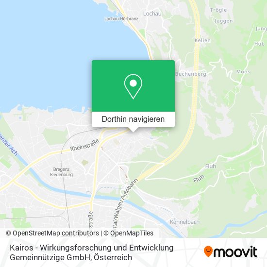 Kairos - Wirkungsforschung und Entwicklung Gemeinnützige GmbH Karte