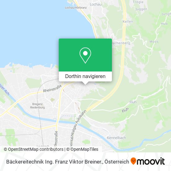Bäckereitechnik Ing. Franz Viktor Breiner. Karte