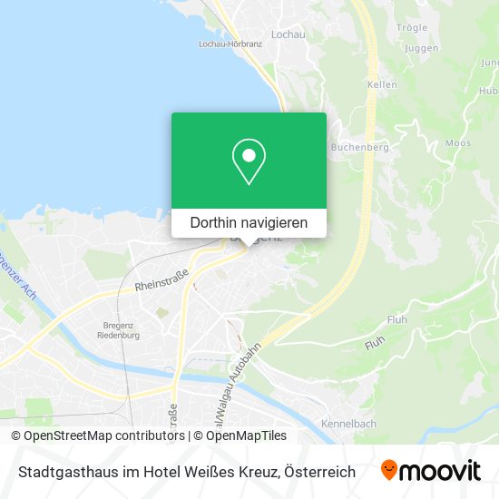 Stadtgasthaus im Hotel Weißes Kreuz Karte