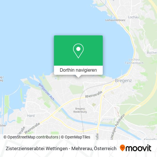 Zisterzienserabtei Wettingen - Mehrerau Karte