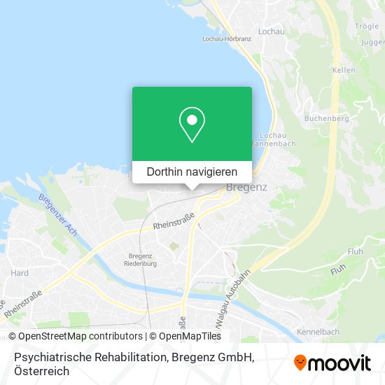 Psychiatrische Rehabilitation, Bregenz GmbH Karte