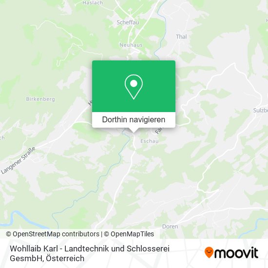 Wohllaib Karl - Landtechnik und Schlosserei GesmbH Karte