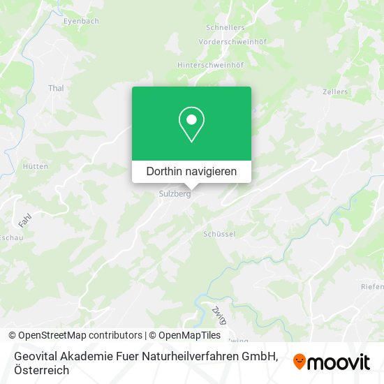 Geovital Akademie Fuer Naturheilverfahren GmbH Karte