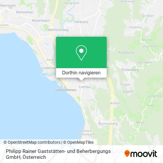 Philipp Rainer Gaststätten- und Beherbergungs GmbH Karte