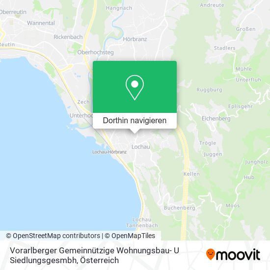 Vorarlberger Gemeinnützige Wohnungsbau- U Siedlungsgesmbh Karte