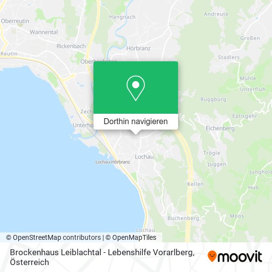 Brockenhaus Leiblachtal - Lebenshilfe Vorarlberg Karte