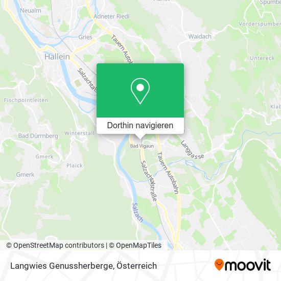 Langwies Genussherberge Karte