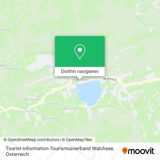 Tourist-Information Tourismusverband Walchsee Karte