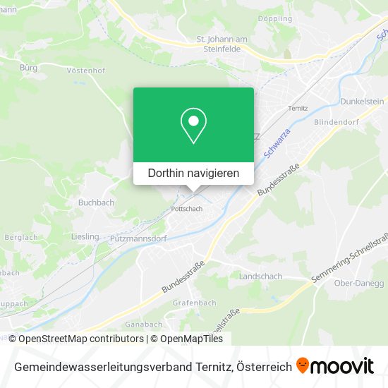 Gemeindewasserleitungsverband Ternitz Karte