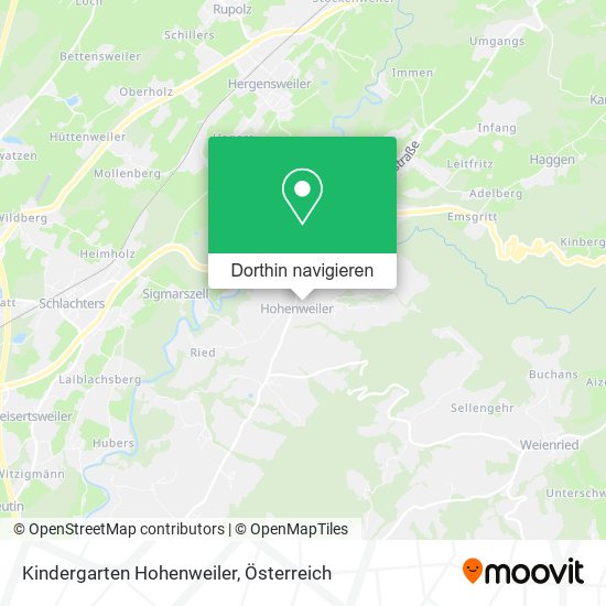 Kindergarten Hohenweiler Karte