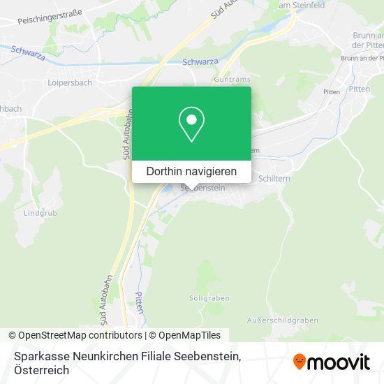 Sparkasse Neunkirchen Filiale Seebenstein Karte
