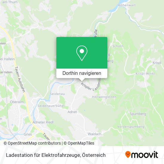 Ladestation für Elektrofahrzeuge Karte