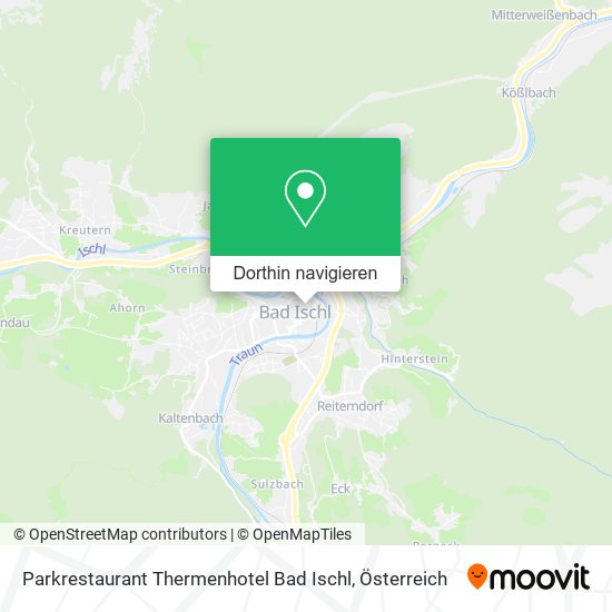 Parkrestaurant Thermenhotel Bad Ischl Karte