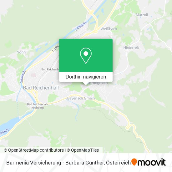 Barmenia Versicherung - Barbara Günther Karte