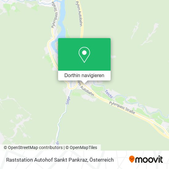 Raststation Autohof Sankt Pankraz Karte