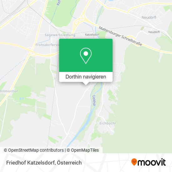 Friedhof Katzelsdorf Karte