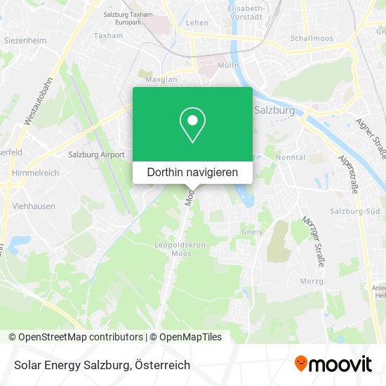 Solar Energy Salzburg Karte