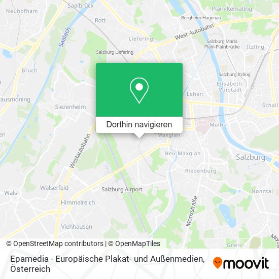 Epamedia - Europäische Plakat- und Außenmedien Karte