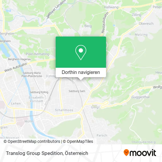 Translog Group Spedition Karte