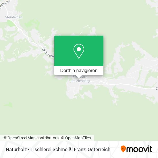 Naturholz - Tischlerei Schmeißl Franz Karte