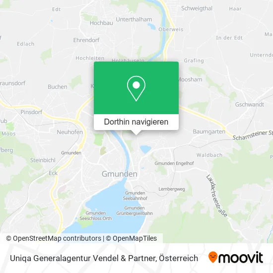Uniqa Generalagentur Vendel & Partner Karte