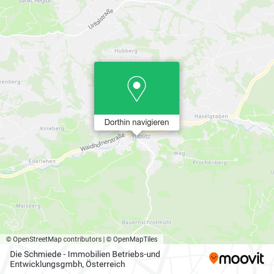 Die Schmiede - Immobilien Betriebs-und Entwicklungsgmbh Karte