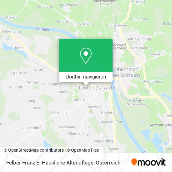 Felber Franz E. Häusliche Altenpflege Karte