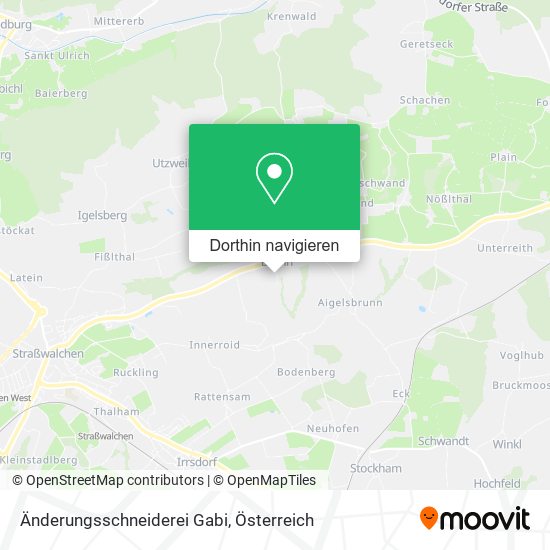 Änderungsschneiderei Gabi Karte