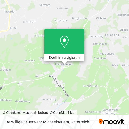 Freiwillige Feuerwehr Michaelbeuern Karte