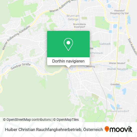 Huiber Christian Rauchfangkehrerbetrieb Karte