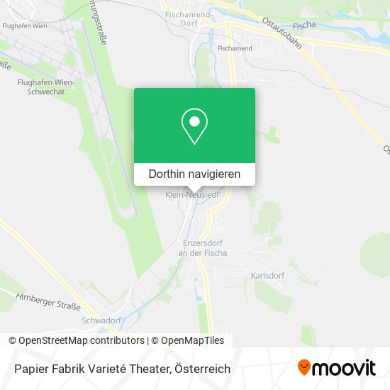 Papier Fabrik Varieté Theater Karte