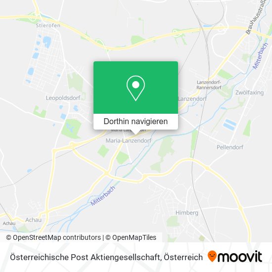 Österreichische Post Aktiengesellschaft Karte