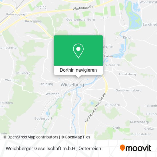 Weichberger Gesellschaft m.b.H. Karte