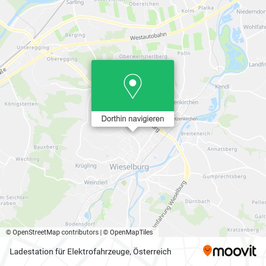 Ladestation für Elektrofahrzeuge Karte