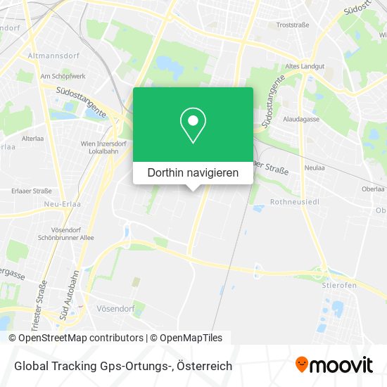 Global Tracking Gps-Ortungs- Karte