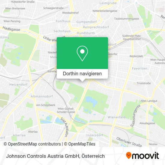 Johnson Controls Austria GmbH Karte