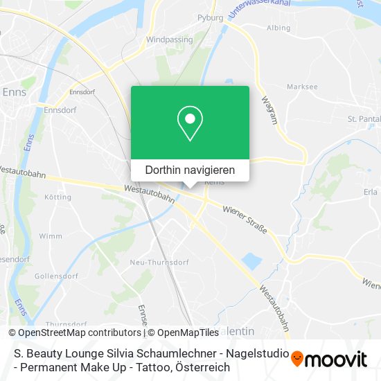 S. Beauty Lounge Silvia Schaumlechner - Nagelstudio - Permanent Make Up - Tattoo Karte