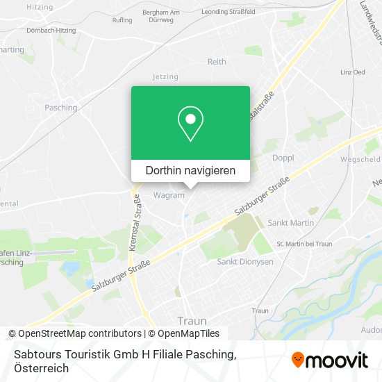 Sabtours Touristik Gmb H Filiale Pasching Karte