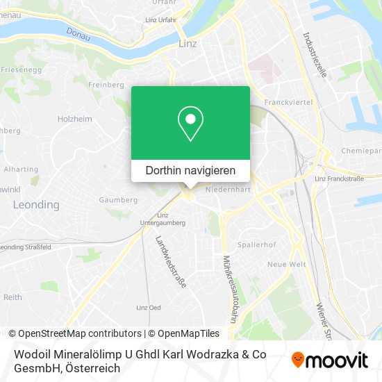 Wodoil Mineralölimp U Ghdl Karl Wodrazka & Co GesmbH Karte