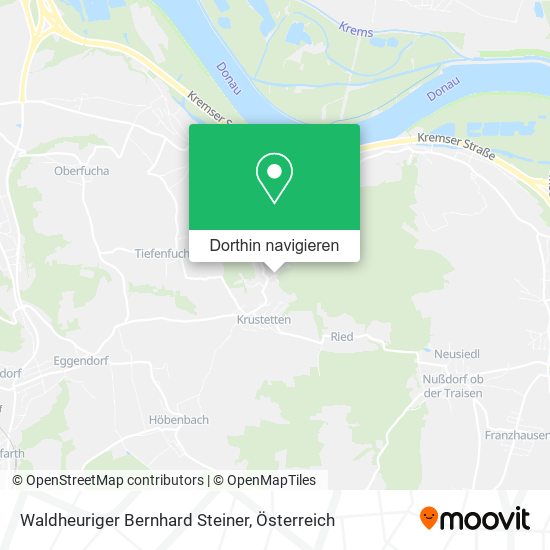 Waldheuriger Bernhard Steiner Karte
