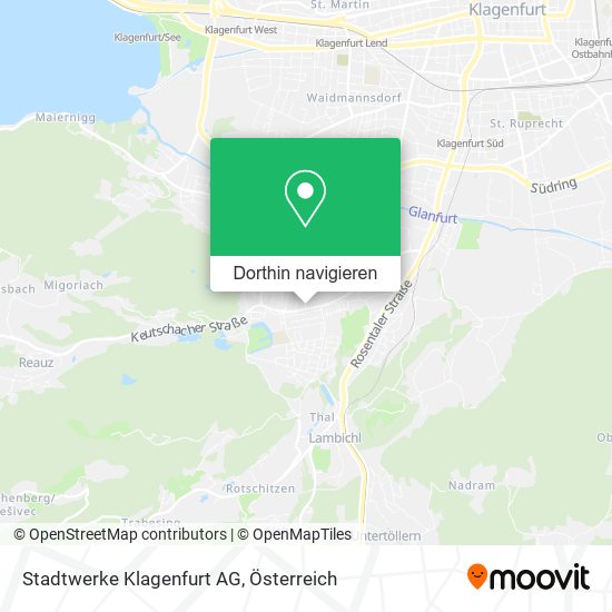 Stadtwerke Klagenfurt AG Karte