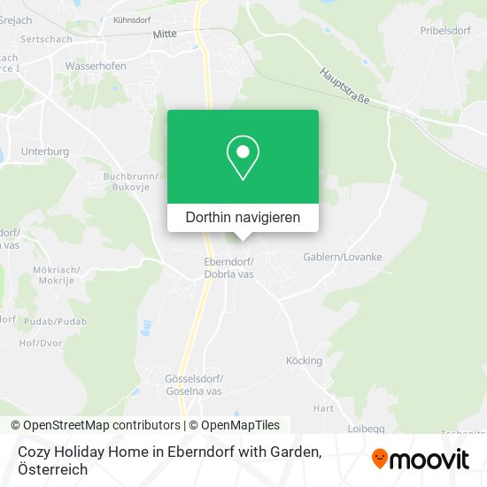 Cozy Holiday Home in Eberndorf with Garden Karte