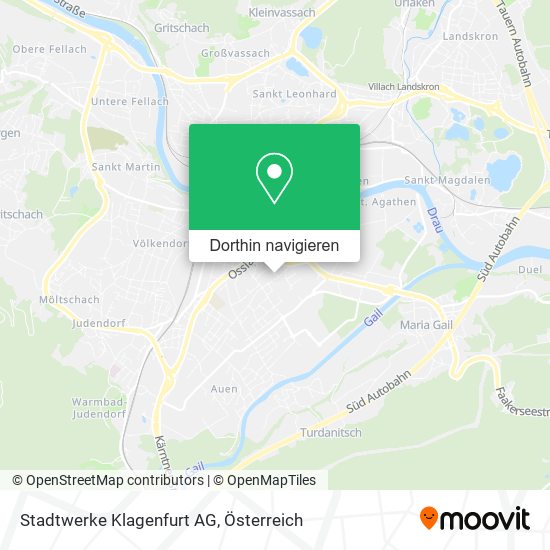 Stadtwerke Klagenfurt AG Karte