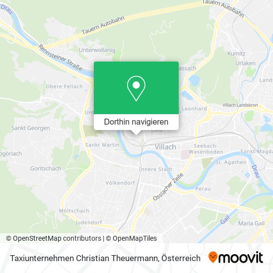 Taxiunternehmen Christian Theuermann Karte