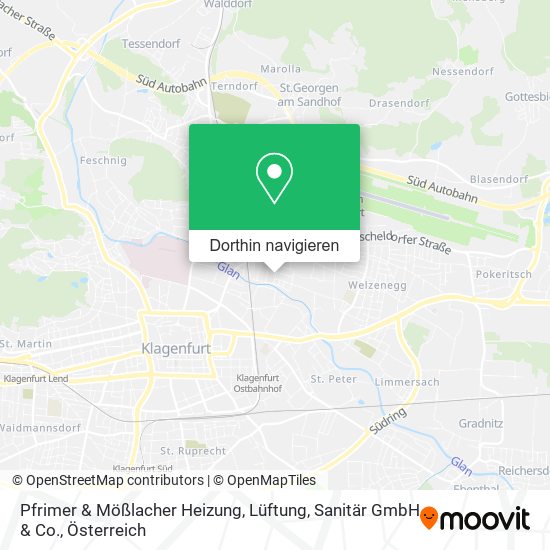 Pfrimer & Mößlacher Heizung, Lüftung, Sanitär GmbH & Co. Karte