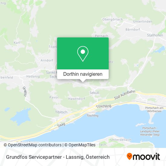 Grundfos Servicepartner - Lassnig Karte